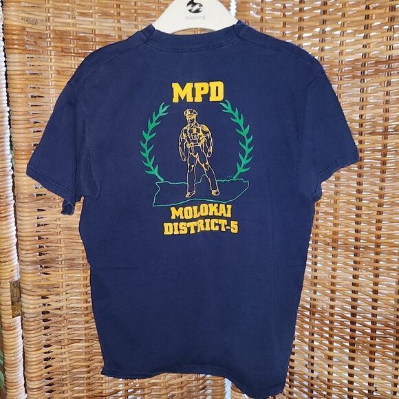 Maui Police Department Molokai District 5 Shirt L - Picture 1 of 4